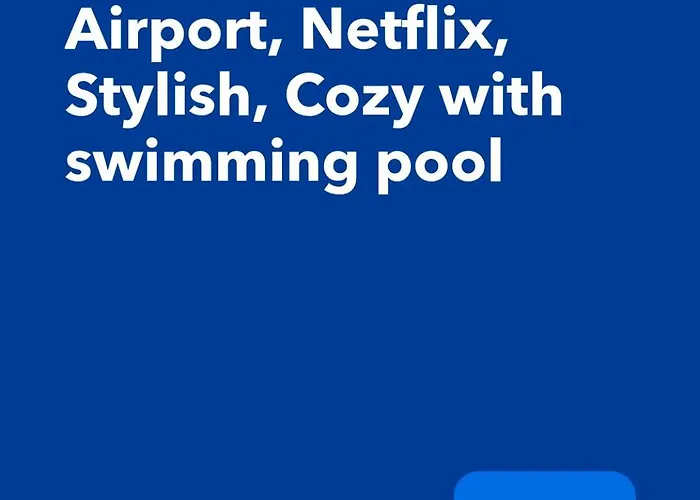 アパート Traveler's Nest Near Airport, Netflix, Stylish, Cozy With Swimming Pool *